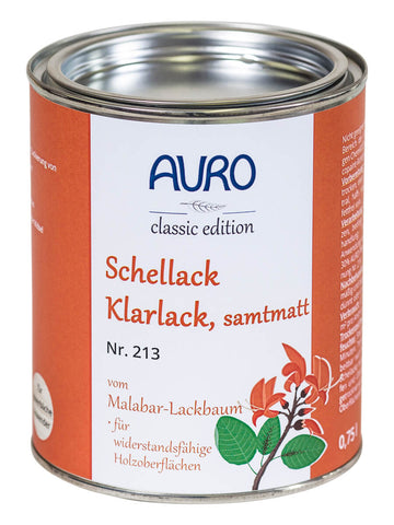 AURO Schellack-Klarlack samtmatt Nr. 213